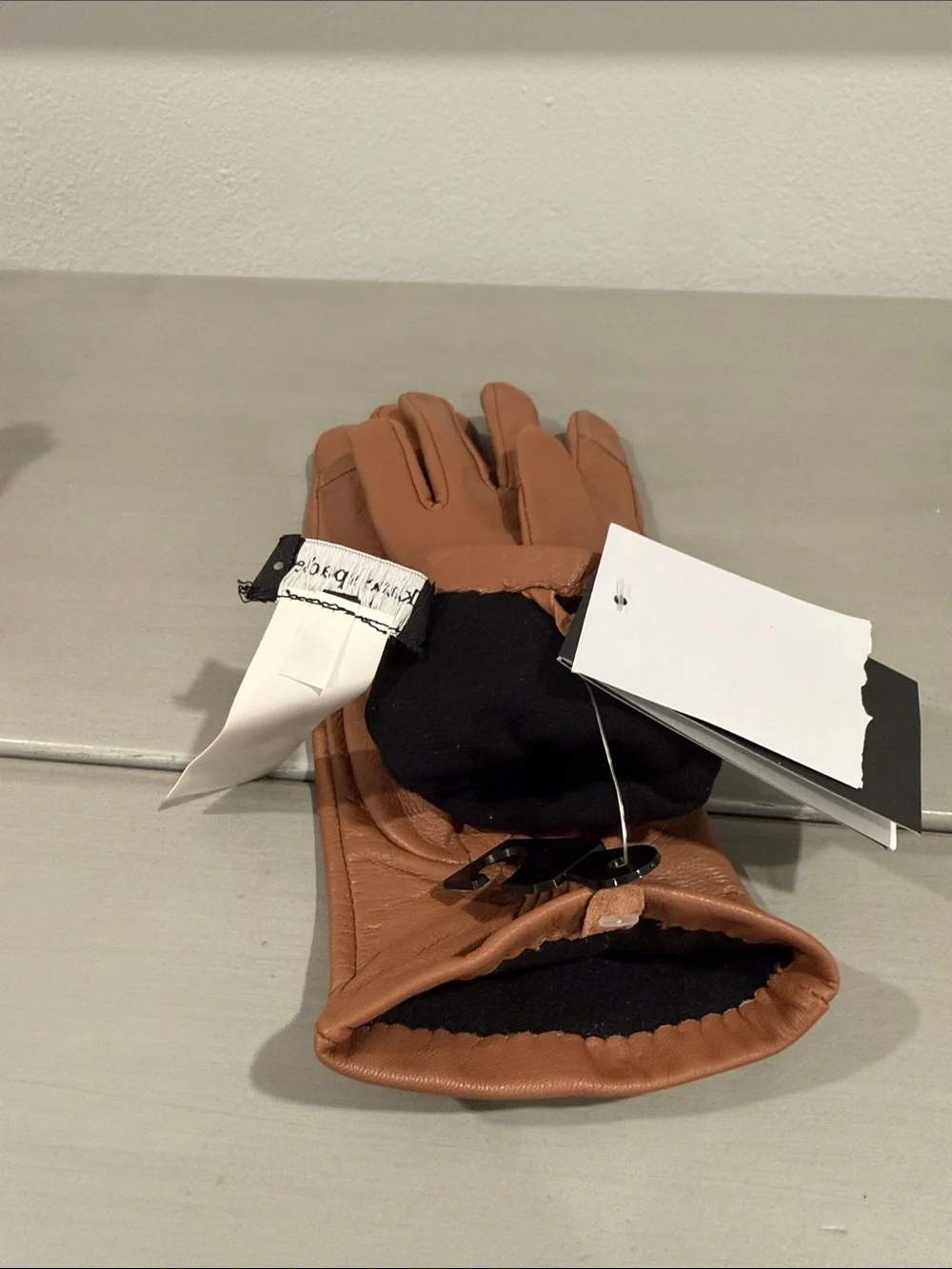 kate spade Brown Leather Women's Gloves